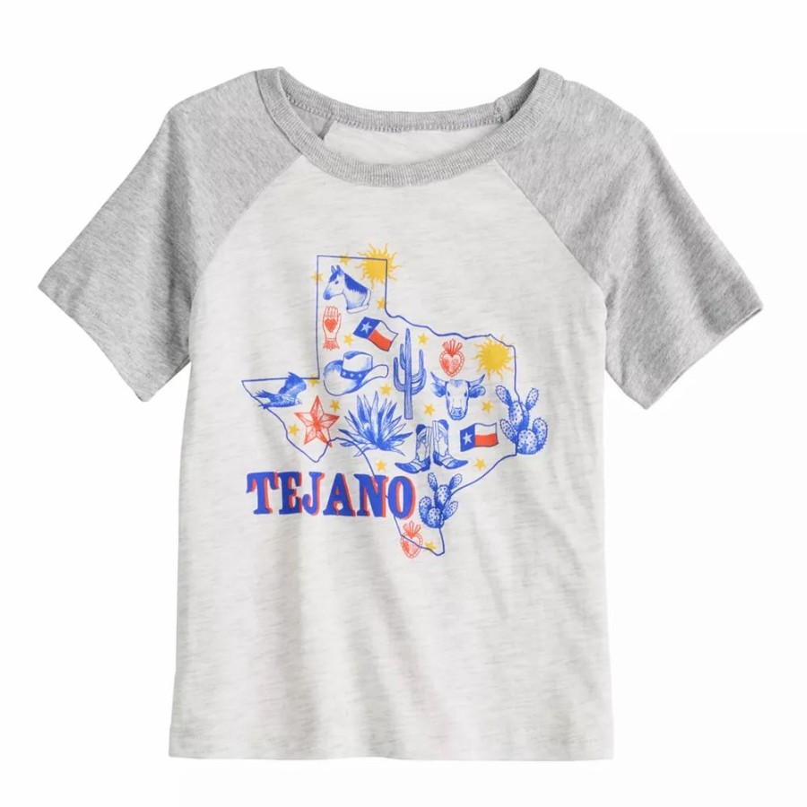 Clothing * | Toddler Boy Sonoma Community Hispanic Heritage Month Tejano Graphic Tee