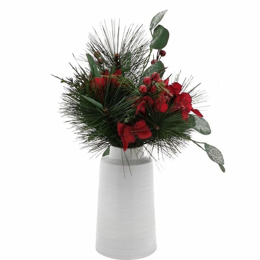 Home Decor * | St. Nicholas Square Artificial Floral Arrangement Table Decor