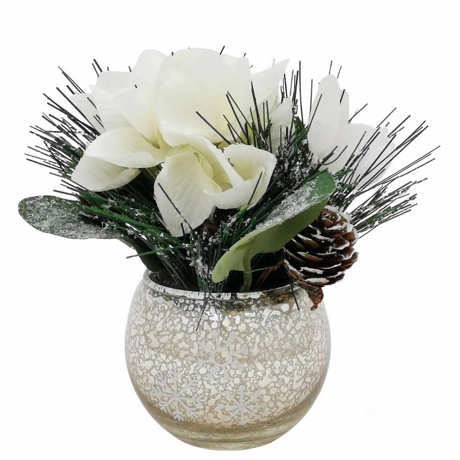 Home Decor * | St. Nicholas Square Artificial Floral Arrangement Table Decor 3-Piece Set