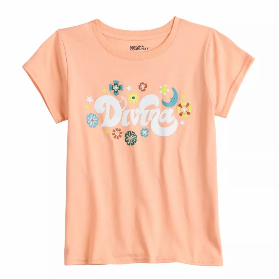 Clothing * | Girls 7-16 Sonoma Community Divina Hispanic Heritage Month Tee