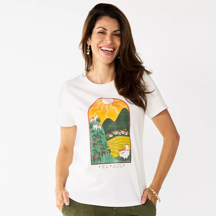 Clothing * | Women'S Sonoma Community El Sol Hispanic Heritage Month Graphic Tee