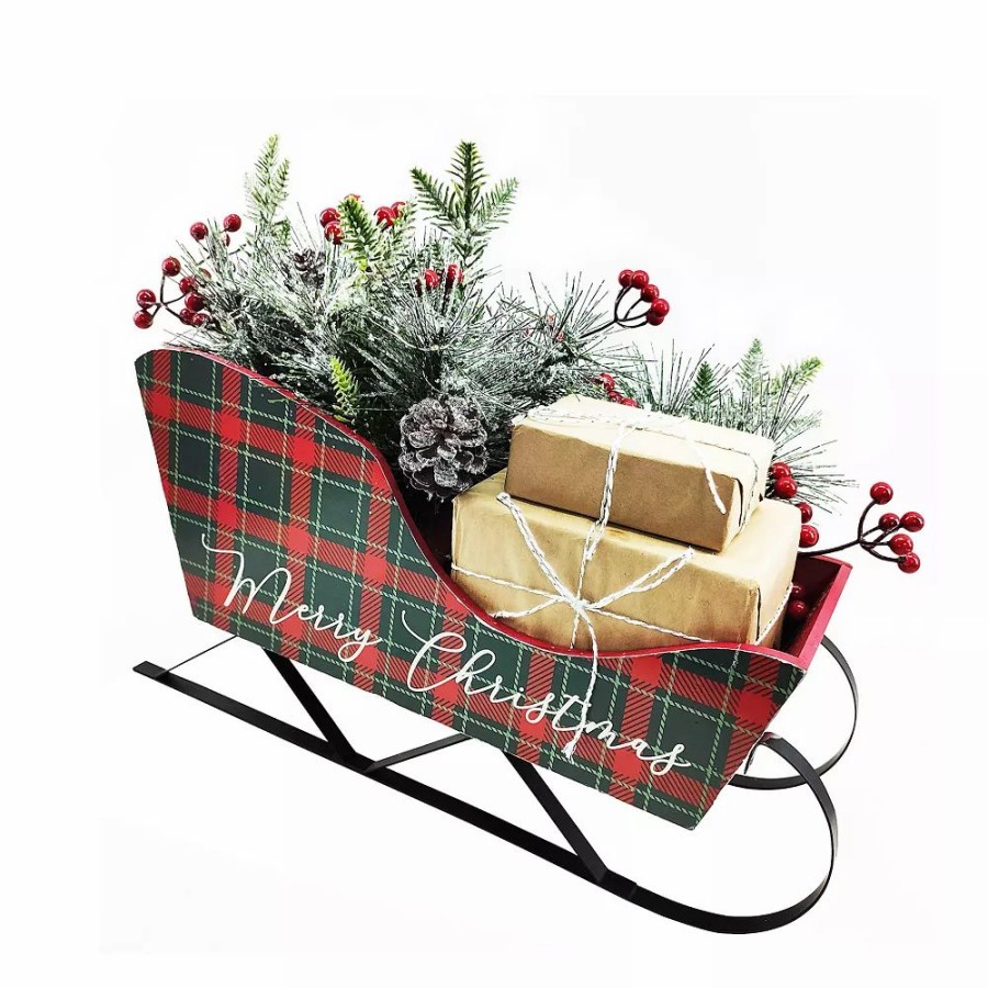 Home Decor * | St. Nicholas Square Led Sleigh Sitabout