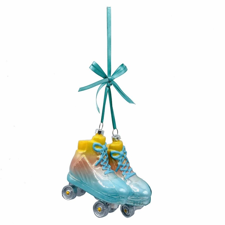 Home Decor * | St. Nicholas Square Roller Skates Christmas Ornament