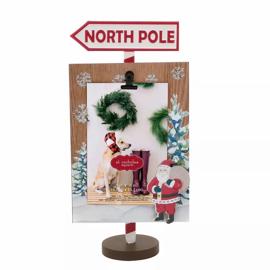 Home Decor * | St. Nicholas Square North Pole Photo Frame Repeat