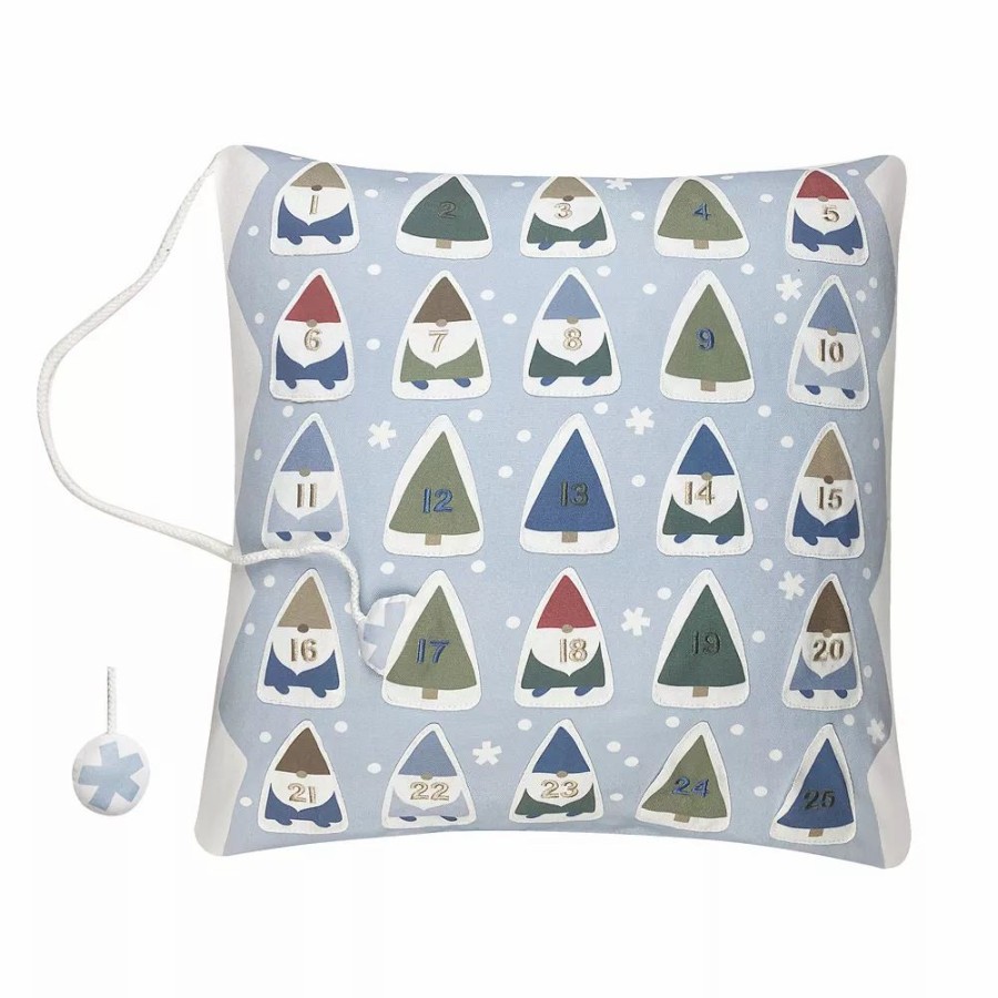 Home Decor * | St. Nicholas Square Gnome Advent Throw Pillow