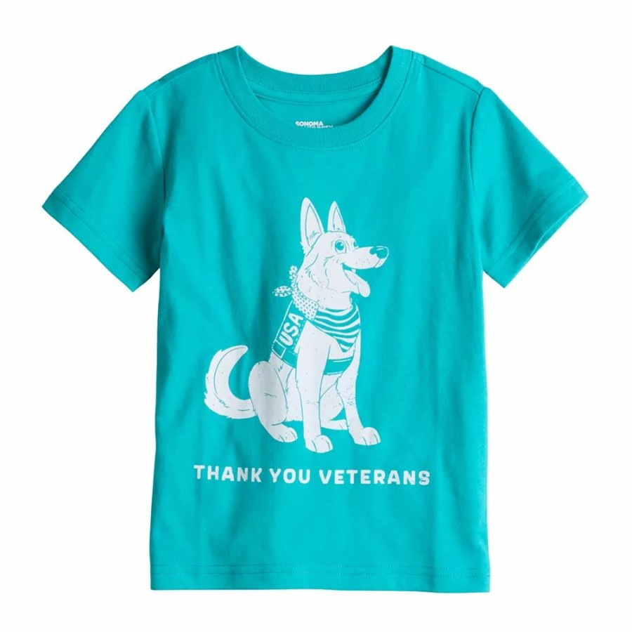 Clothing * | Boys 4-7 Sonoma Community Thank You Veterans Tee