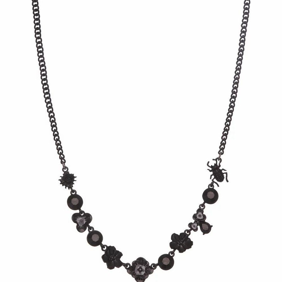 Jewelry * | Simply Vera Vera Wang 17-In Floral Statement Necklace