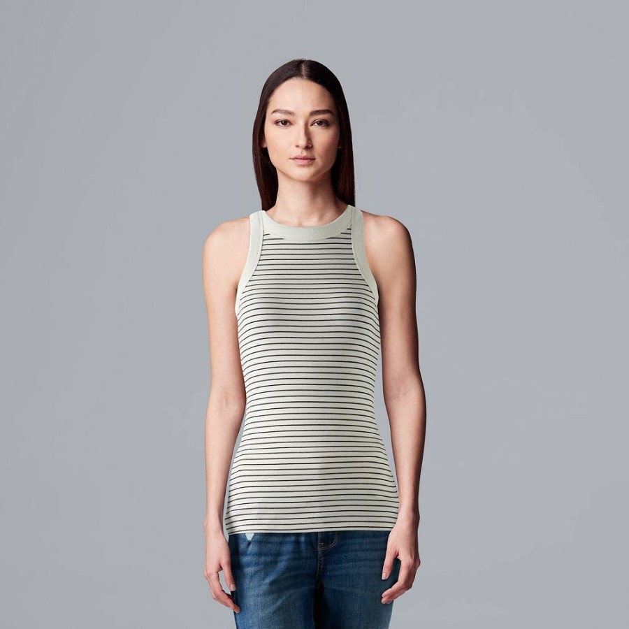 Clothing * | Simply Vera Vera Wang Essential Tank