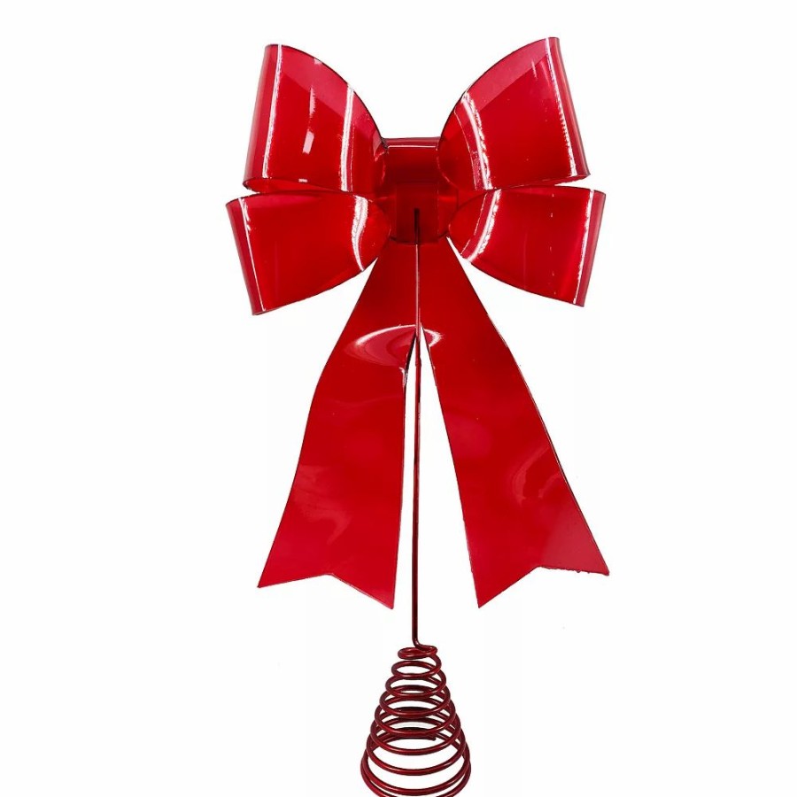 Home Decor * | St. Nicholas Square Bow Christmas Tree Topper