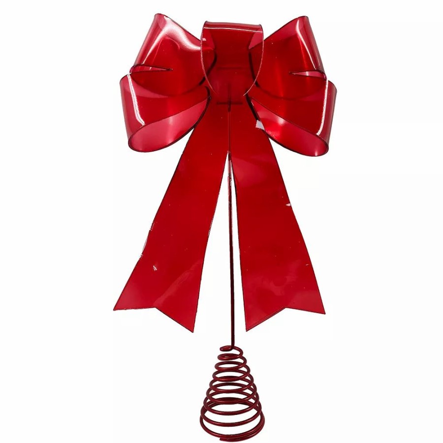 Home Decor * | St. Nicholas Square Bow Christmas Tree Topper