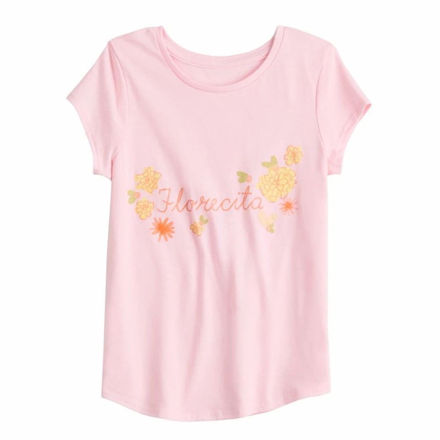 Clothing * | Girls 4-6X Sonoma Community Hispanic Heritage Month Florecita Graphic Tee