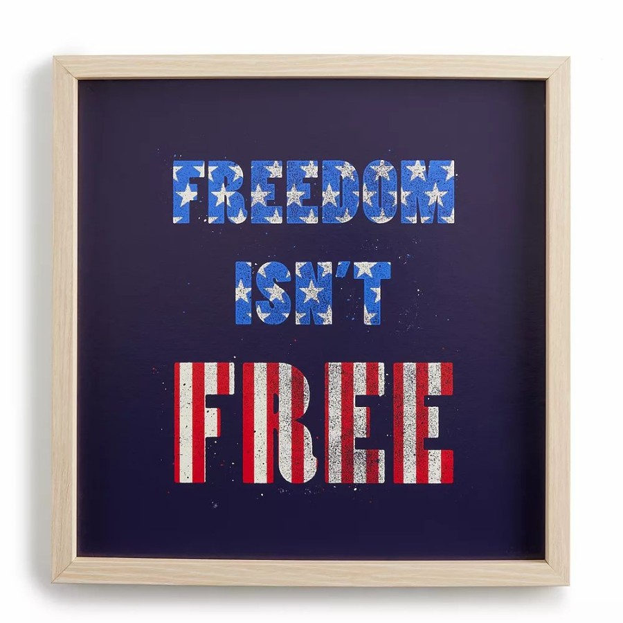 Home Decor * | Sonoma Community Freedom Isn'T Free Veterans Day Wall Art