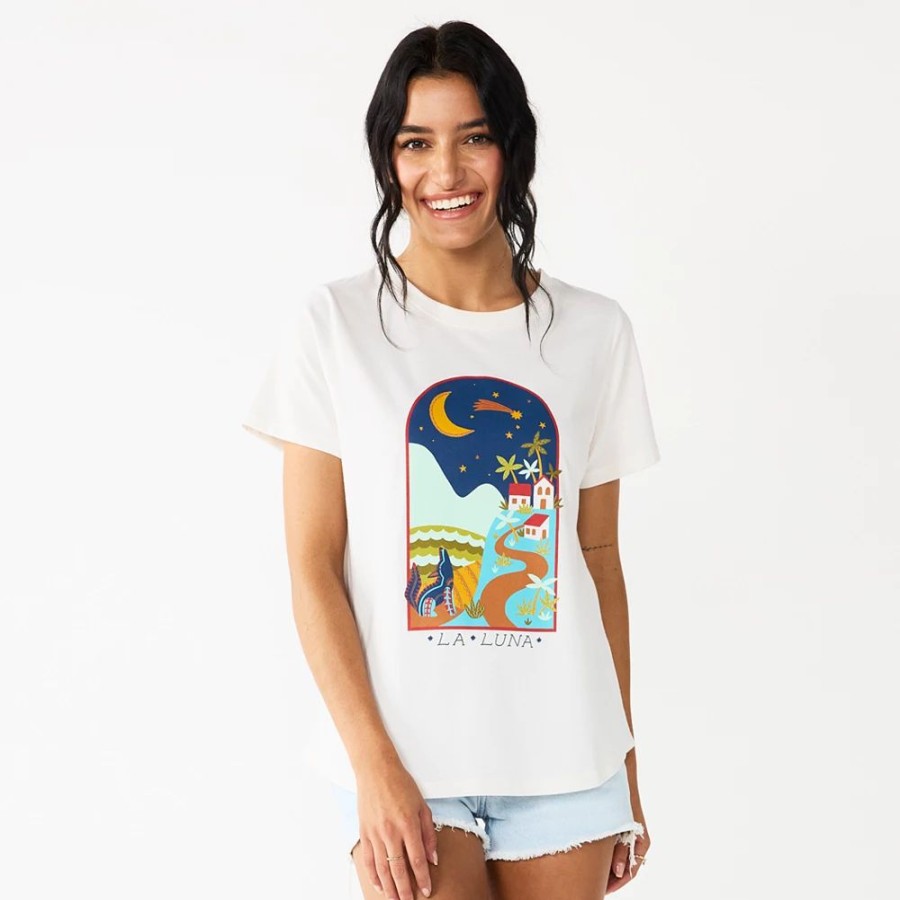 Clothing * | Women'S Sonoma Community La Luna Hispanic Heritage Month Graphic Tee