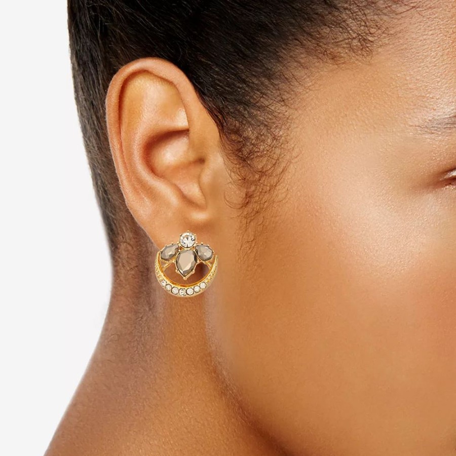 Jewelry * | Simply Vera Vera Wang Gold Tone Stud Earrings